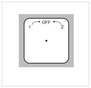 L&T 3P W/off Double Throw With Spring Return Switch 25A, 61363